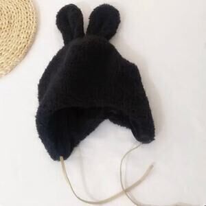 New warm toddler bunny ears hat